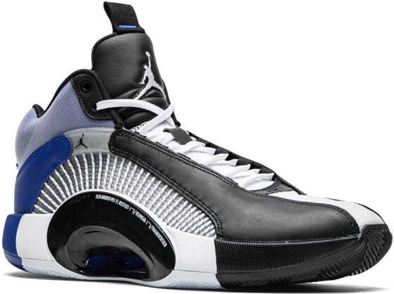 Jordan x Fragement Air 35 "White Black Sport blue" sneakers