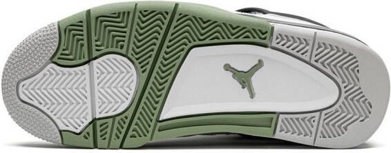 Jordan Air 4 "Oil Green" sneakers White