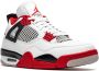 Jordan Air 4 Retro "Fire Red 2020" sneakers White - Thumbnail 2