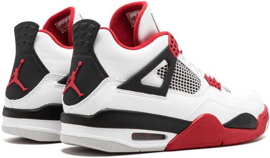 Jordan Air 4 Retro "Fire Red" sneakers White