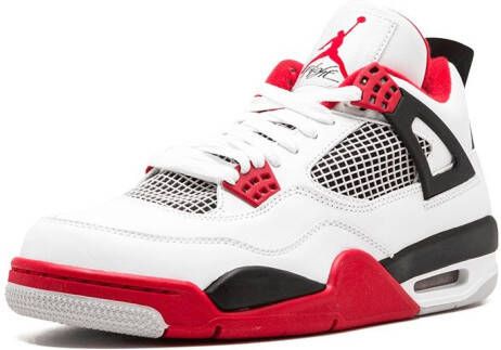 Jordan Air 4 Retro "Fire Red" sneakers White