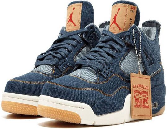 Jordan x Levi's Air 4 Retro NRG sneakers Blue