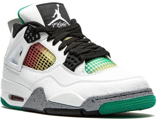 Jordan Air 4 Retro "Rasta Lucid Green" sneakers White