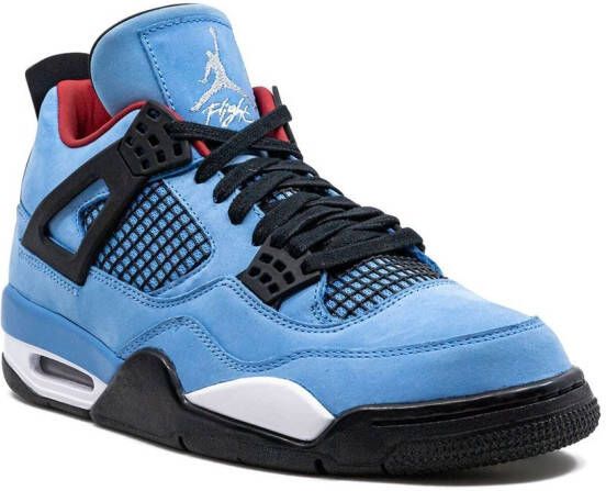 Jordan x Travis Scott Air 4 Retro "Cactus Jack (Friends And Family)" sneakers Blue