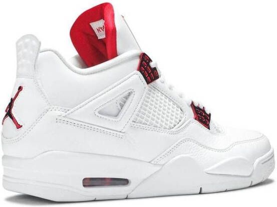 Jordan Air 4 Retro "Metallic Pack University Red" sneakers White