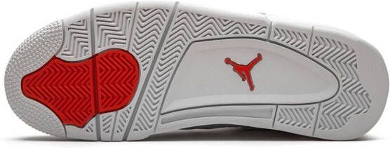 Jordan Air 4 Retro "Metallic Pack Orange" sneakers White