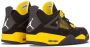 Jordan Air 4 Retro "Thunder" sneakers Black - Thumbnail 3