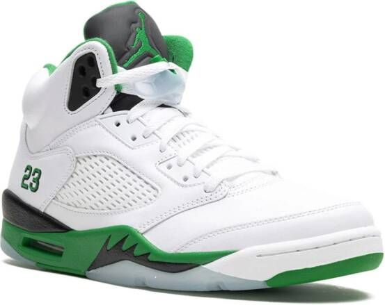 Jordan Air 5 "Lucky Green" sneakers White