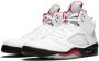Jordan Air 5 Retro "Fire Red 2013" sneakers White - Thumbnail 2