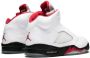 Jordan Air 5 Retro "Fire Red 2013" sneakers White - Thumbnail 3