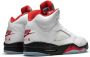 Jordan Air 5 Retro "Fire Red Silver Tongue 2020" sneakers White - Thumbnail 3
