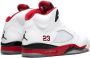 Jordan Air 5 Retro "Fire Red" sneakers White - Thumbnail 3