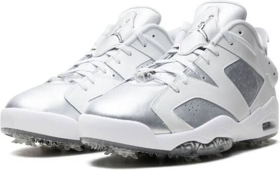 Jordan Air 6 Low "Gift Giving" golf shoes Silver