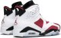 Jordan Air 6 Retro "Carmine" sneakers White - Thumbnail 3