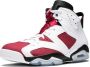 Jordan Air 6 Retro "Carmine" sneakers White - Thumbnail 4