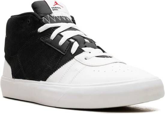Jordan Air Series Mid "Black White University Red" sneakers