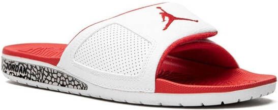 Jordan Hydro III Retro "Fire Red" sneakers White