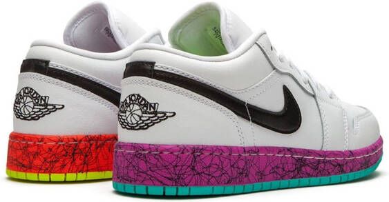 Jordan Kids Air Jordan 1 Low "Grades Multicolor" sneakers White