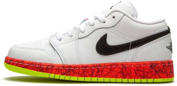 Jordan Kids Air Jordan 1 Low "Grades Multicolor" sneakers White