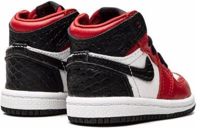Jordan Kids Air Jordan 1 High Retro "Satin Snake" sneakers Red