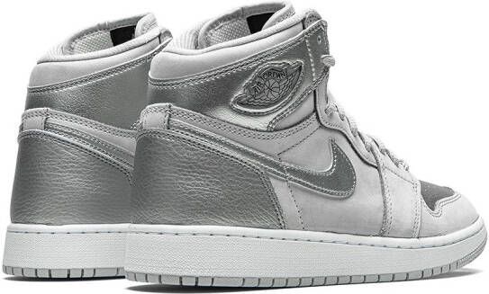 Jordan Kids Air Jordan 1 High OG "Co.Jp Metallic Silver" sneakers Grey
