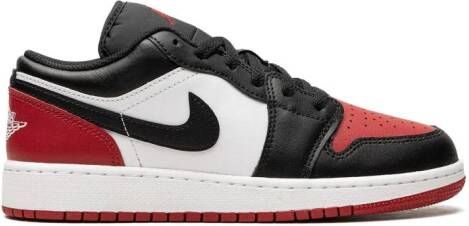 Jordan Kids Air Jordan 1 Low "Bred Toe" sneakers White