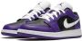 Jordan Kids Air Jordan 1 Low "Black Court Purple" sneakers - Thumbnail 2