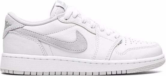 Jordan Kids Air Jordan 1 Low OG "Neutral Grey" sneakers White