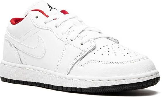 Jordan Kids Air Jordan 1 Low "White Red" sneakers