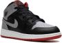 Jordan Kids Air Jordan 1 Mid "Black Grey Red" sneakers - Thumbnail 2