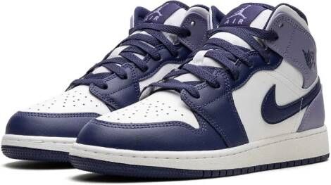 Jordan Kids Air Jordan 1 Mid "Blueberry" sneakers Purple