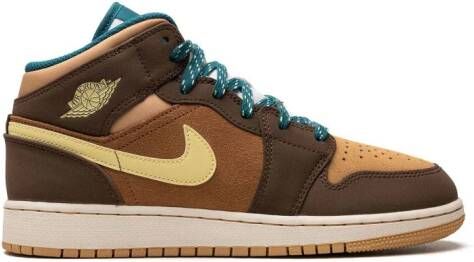 Jordan Kids Air Jordan 1 Mid "Cacao Wow" sneakers Blue