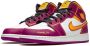 Jordan Kids Air Jordan 1 Mid “Day of the Dead” sneakers Purple - Thumbnail 2