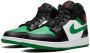 Jordan Kids Air Jordan 1 Mid "Green Toe" sneakers Black - Thumbnail 2