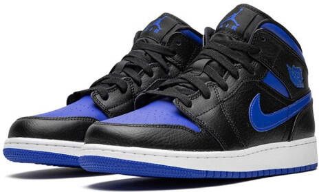 Jordan Kids Air Jordan 1 Mid "Black Royal" sneakers