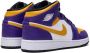 Jordan Kids Air Jordan 1 Mid "Lakers" sneakers Purple - Thumbnail 3