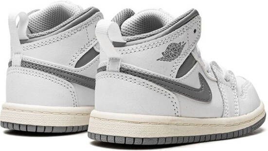 Jordan Kids Jordan 1 Mid "Neutral Grey" sneakers White