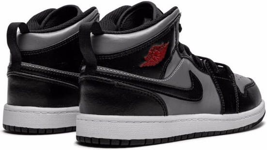 Jordan Kids Air Jordan 1 Mid "Black Shadow Grey" sneakers