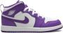 Jordan Kids Air Jordan 1 Mid "Purple Venom" sneakers - Thumbnail 1