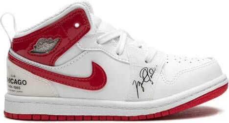 Jordan Kids Air Jordan 1 Mid "Rookie Season" sneakers White