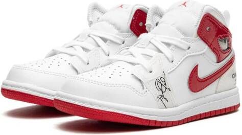 Jordan Kids Air Jordan 1 Mid "Rookie Season" sneakers White