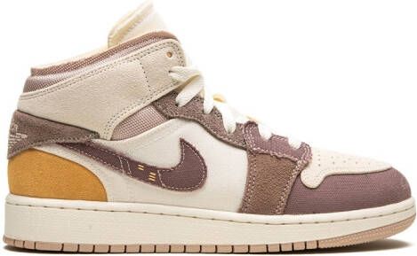 Jordan Kids Air Jordan 1 Mid SE Craft "Inside Out Taupe Haze" sneakers Neutrals