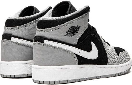 Jordan Kids Air Jordan 1 Mid SE "Elephant Toe" sneakers Black