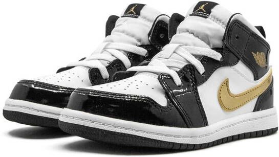 Jordan Kids Air Jordan 1 Mid SE "Black Gold" sneakers