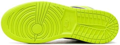 Jordan Kids Air Jordan 1 Mid SE "Volt Vivid Orange" sneakers