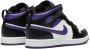 Jordan Kids Jordan 1 Mid "Dark Iris" sneakers Black - Thumbnail 3