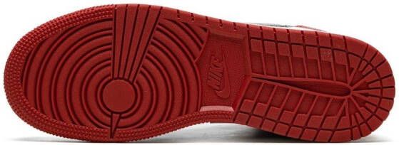 Jordan Kids Air Jordan 1 Mid "Bred Text" sneakers Black
