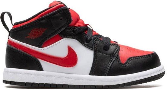 Jordan Kids Air Jordan 1 Mid "Alternate Bred Toe" sneakers Black