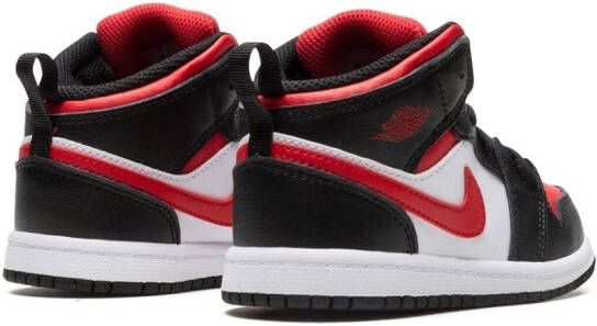 Jordan Kids Air Jordan 1 Mid "Alternate Bred Toe" sneakers Black