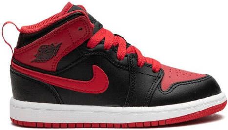 Jordan Kids 1 Mid "Alternate Bred" sneakers Black